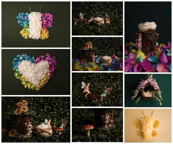 Complete Digital Newborn Backdrop Bundle *ALL OF THEM* + Tutorial Videos!