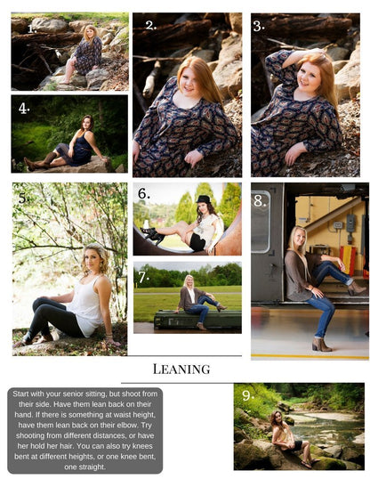 SENIOR POSING FORMULA CARDS