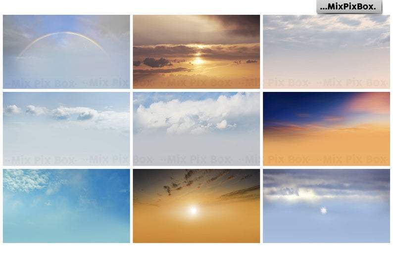 1000+ Sky Overlay Bundle
