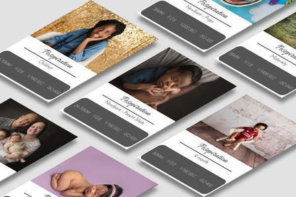 837 POSEPIRATION PORTRAIT SETTING CARDS
